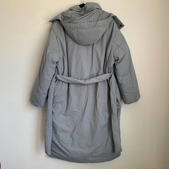 NWT Everlane The Duvet Puffer Coat in Smoke Blue - Picture 5 of 12